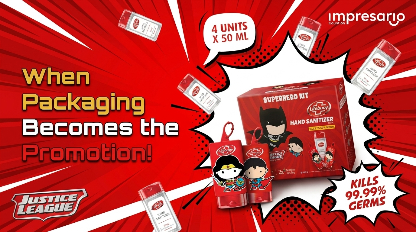 When Packaging Becomes the Promotion: Lifebuoy's Justice League Sanitizer Jacket Campaign
