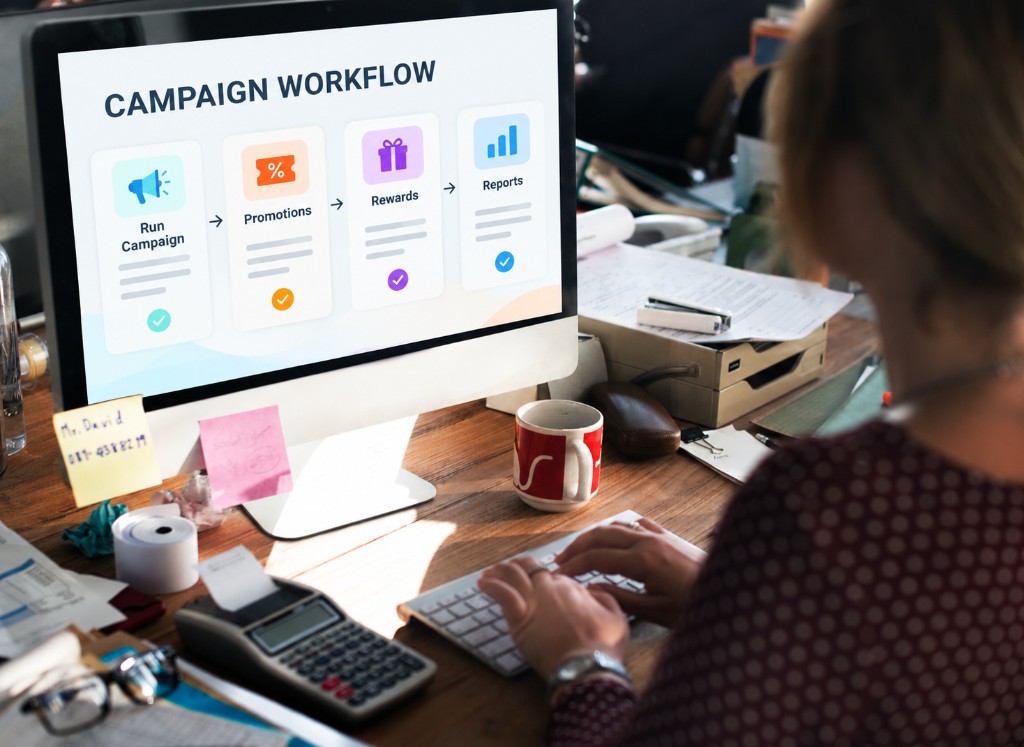 AI supporting promotion campaign setup and workflows