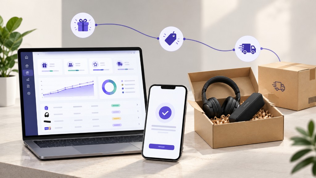 Reward management dashboard with digital redemption and physical fulfilment