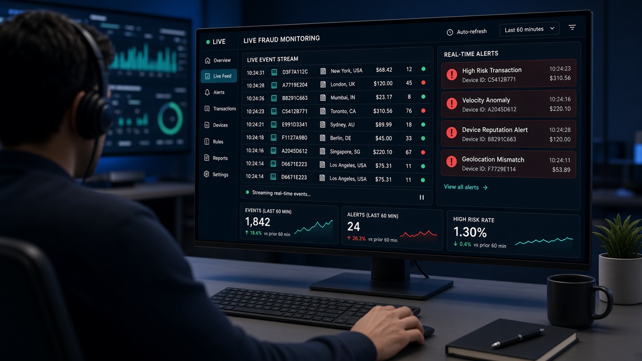 Monitor step visual